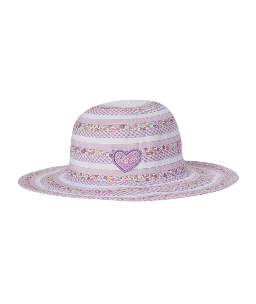 Girls Floppy Hat Sweetheart Lilac Purple Kids Hats Baby Millymook Small(2 to 5 years) 51cm  