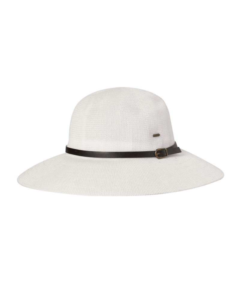 Womens Wide Brim Leslie Off White Hats & Millinery Kooringal OS