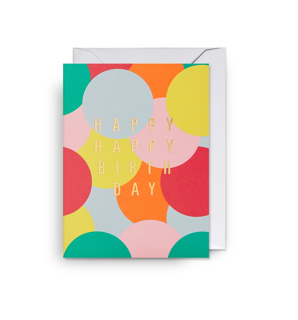 Lagom Happy Happy Birthday Mini Gift Cards Cards and Wrap Lagom Design   