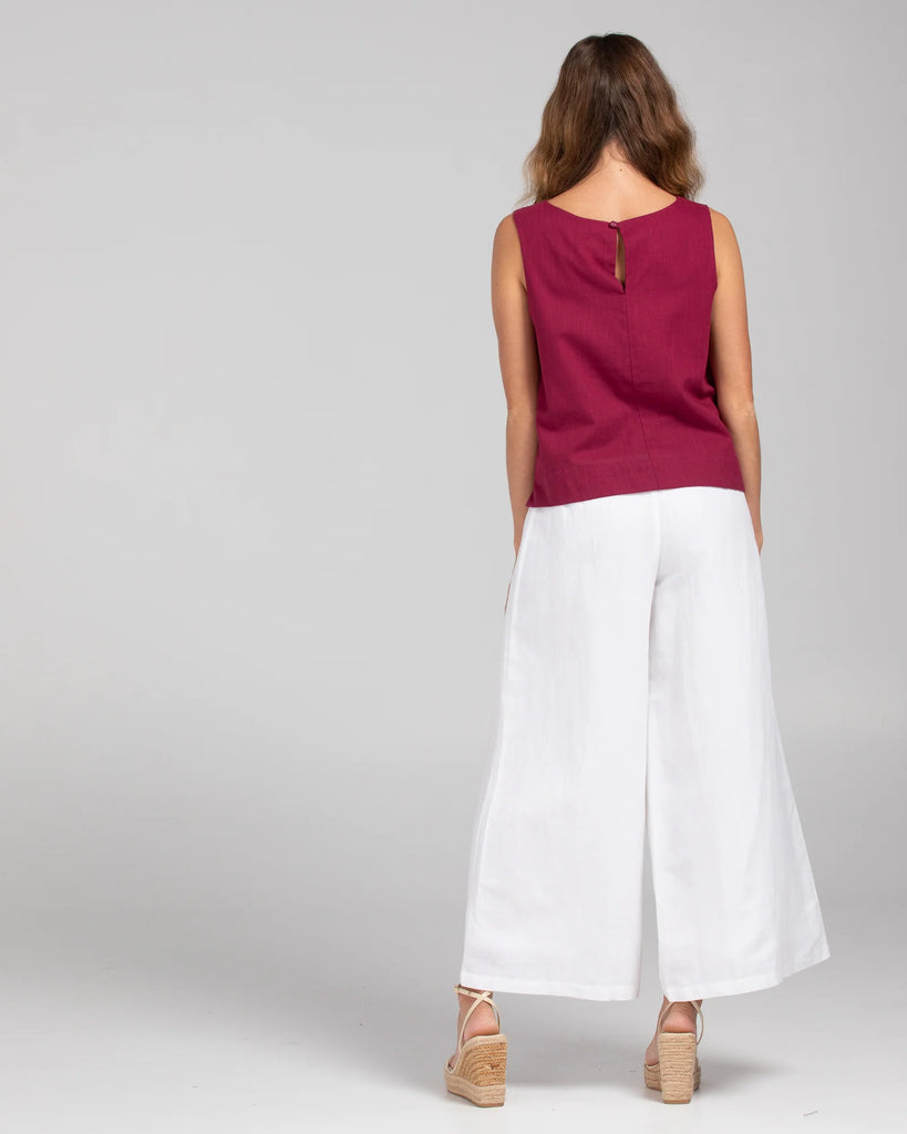 Hara Top - Deep Magenta Tops Boom Shankar   