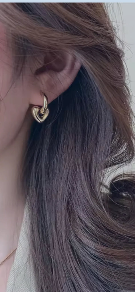 Heart of Gold Earrings Earrings Denvi