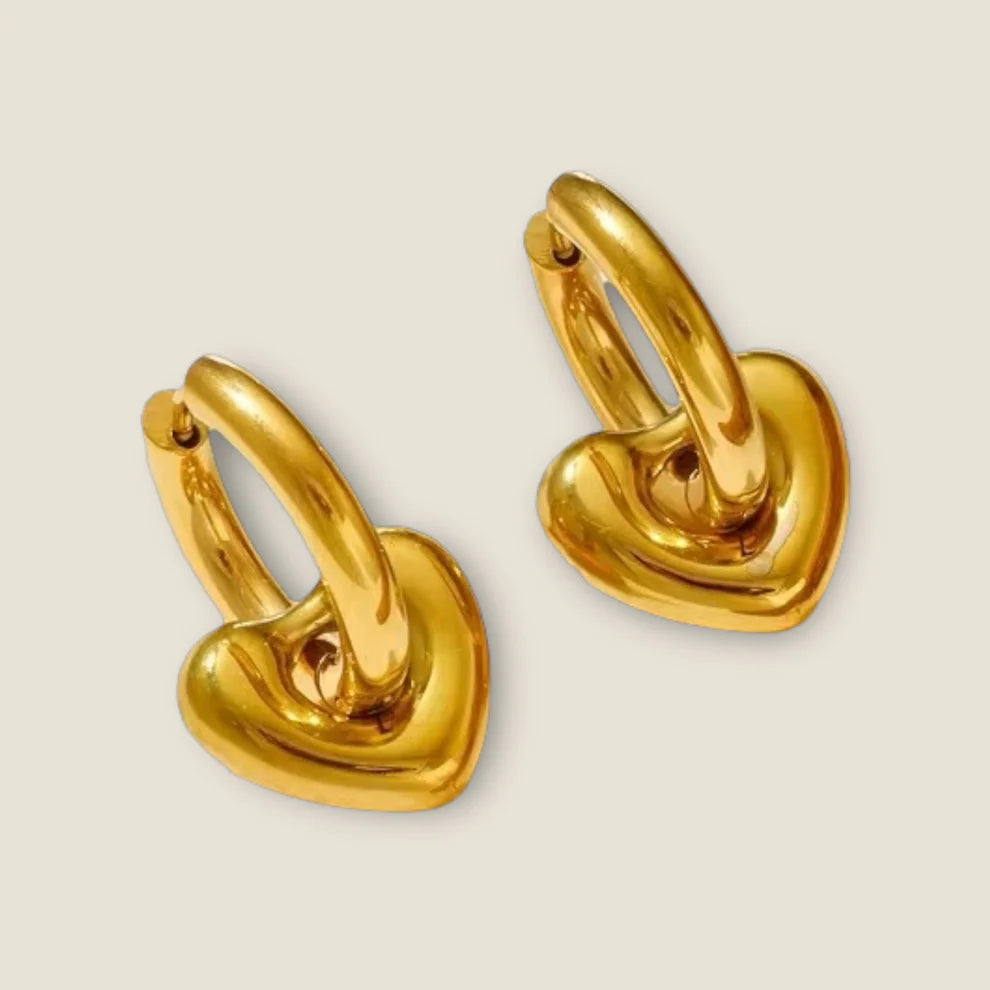 Heart of Gold Earrings Earrings Denvi