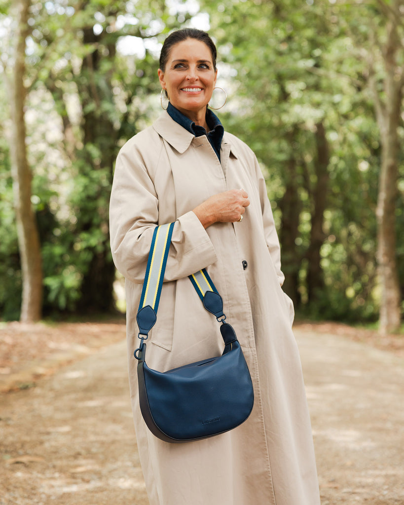 Helena Shoulder Bag Navy Bags and Purses Louenhide Default Title  