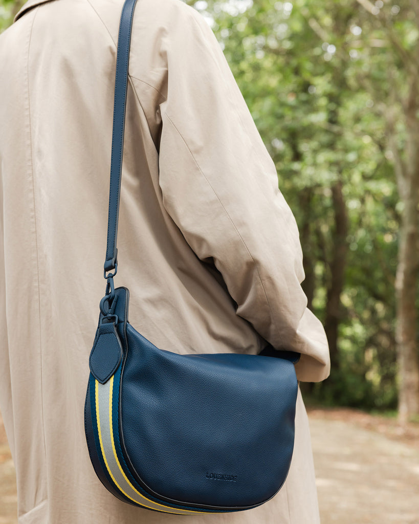 Helena Shoulder Bag Navy Bags and Purses Louenhide   