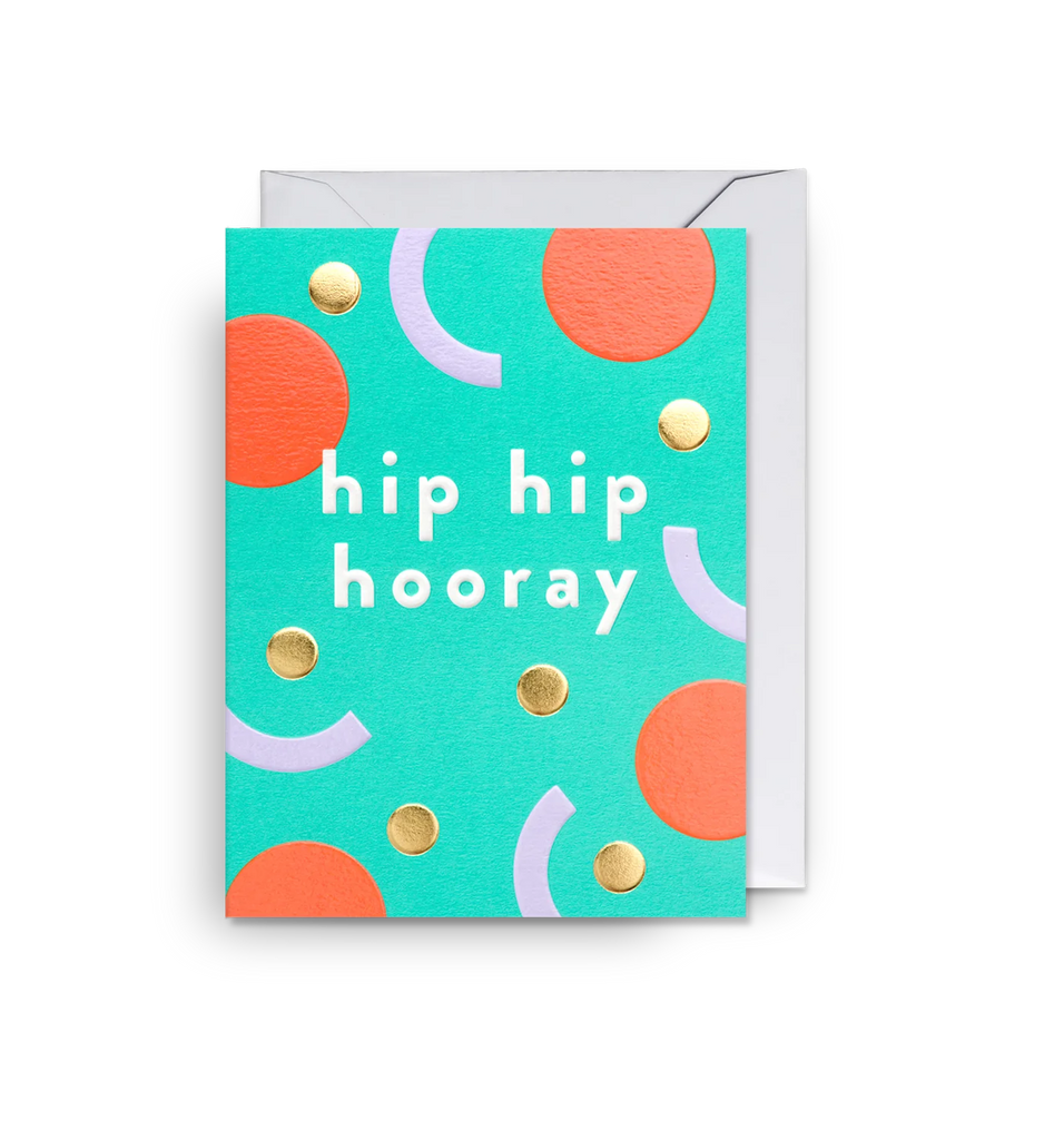 Lagom Hip Hip Hooray Mini Gift Cards Cards and Wrap Lagom Design   