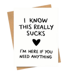 I know this really sucks Cards and Wrap Friends of Henry Paper Co