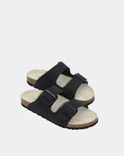 Madrid Mens Sandal Black Shoes Human Premium