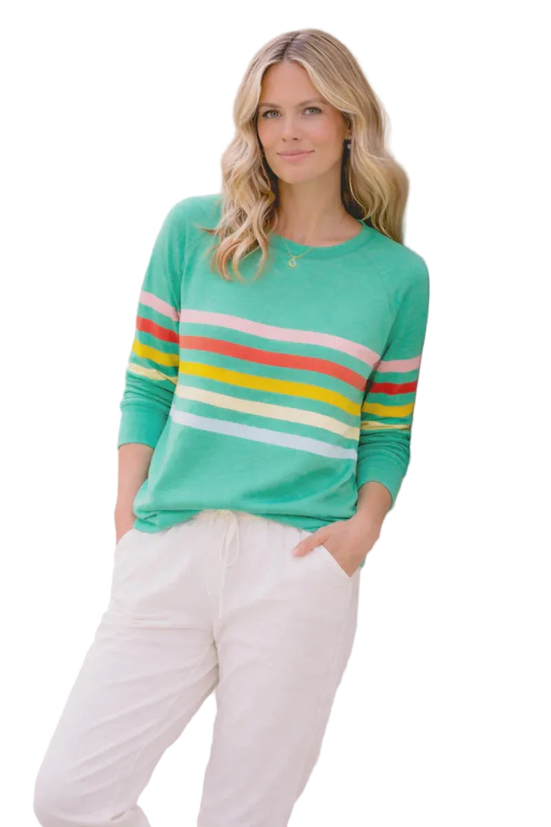 Forever Oversized Sweater Green Tops Jovie The Label 8