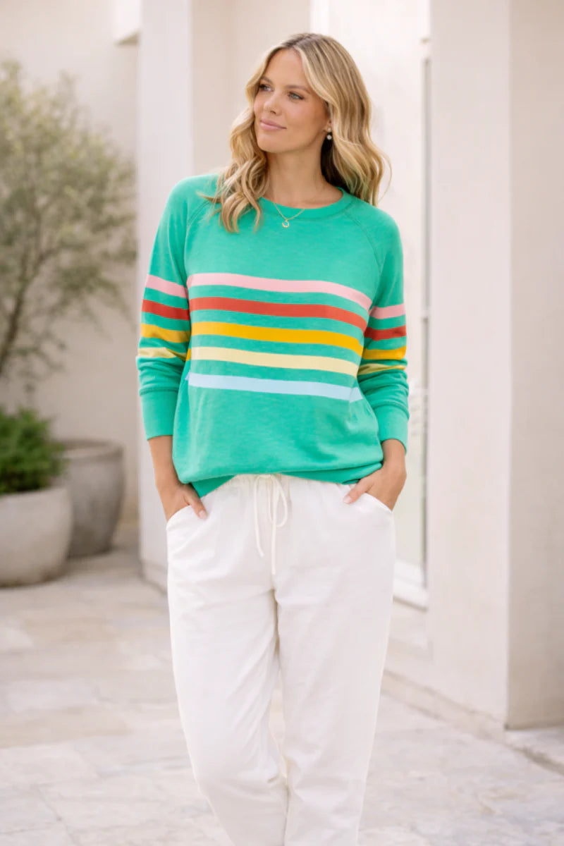 Forever Oversized Sweater Green Tops Jovie The Label