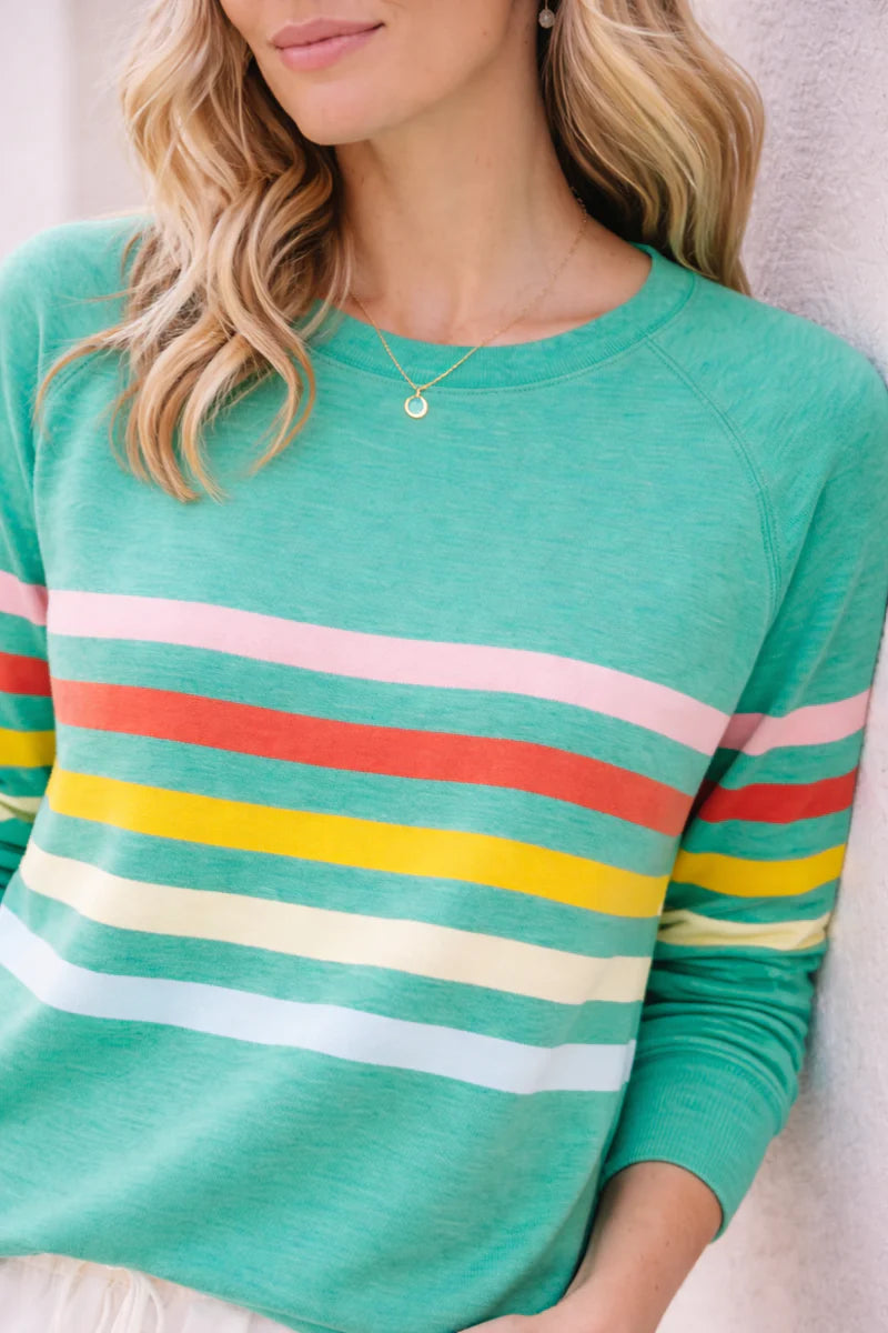 Forever Oversized Sweater Green Tops Jovie The Label
