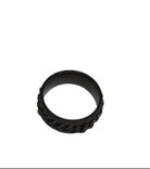 Mens Ring Leather Braided Black Mens Rings Beecham 9-10