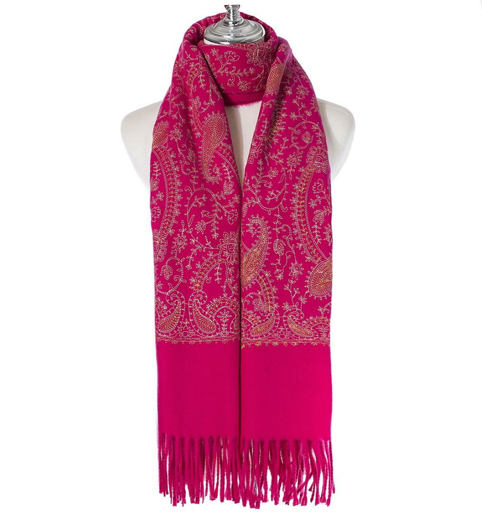 Scarf SC2319-8 Hpink Scarves and Sarongs Ivys