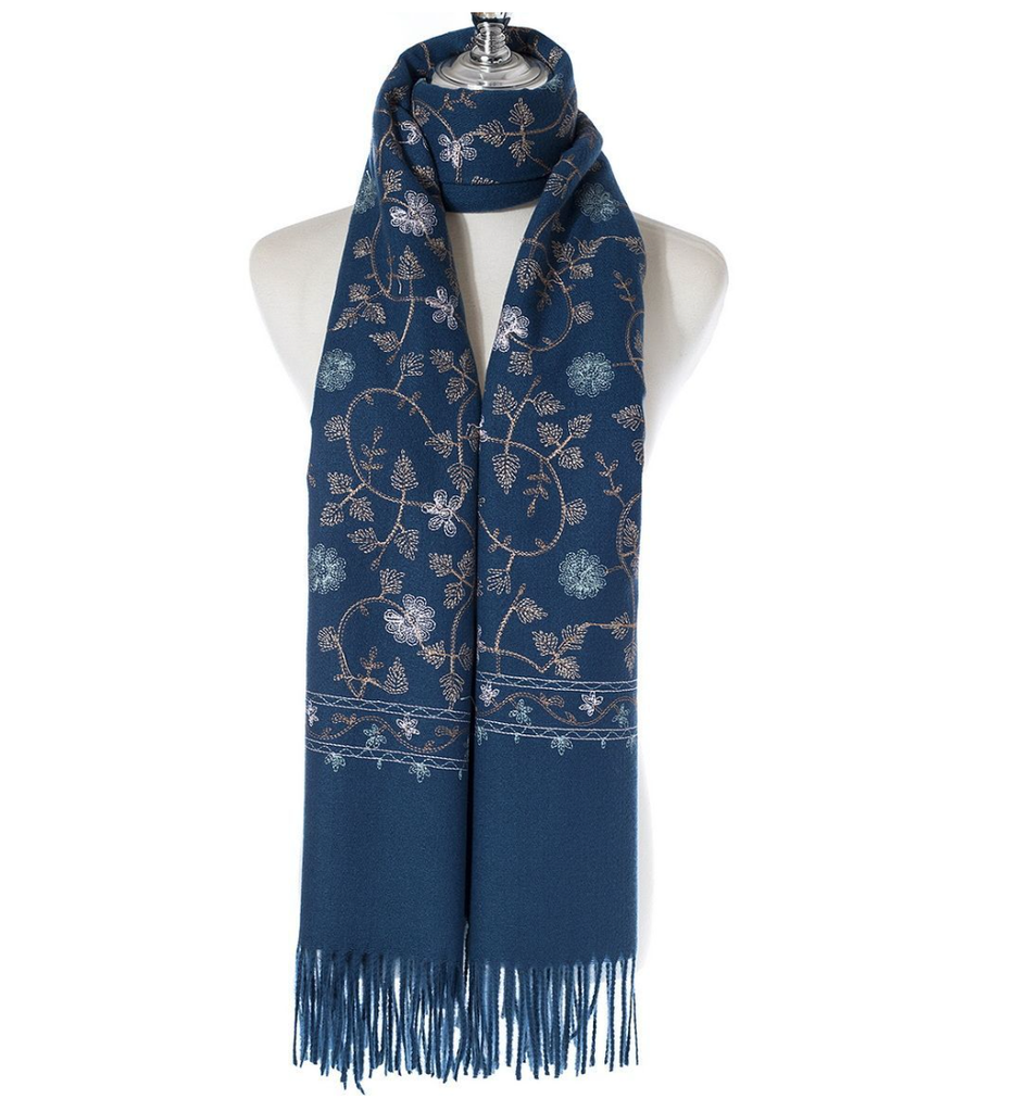 Scarf SC2320-2 Dteal Scarves and Sarongs Ivys