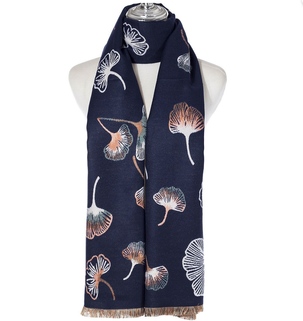 Scarf SC2429 NAVY Scarves and Sarongs Ivys