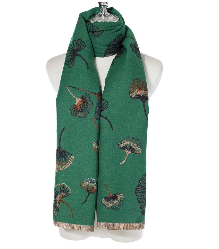Scarf SC2429 Green Scarves and Sarongs Ivys
