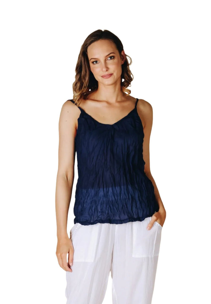 Lula Soul Ibiza Cami Navy Tops Lula Soul XXS  