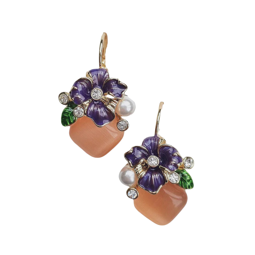 Isabel Enamel Earring Earrings Zoda