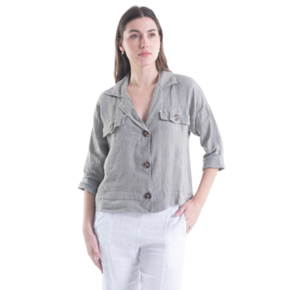 Italian Linen Jacket Fango Jackets Vera May   