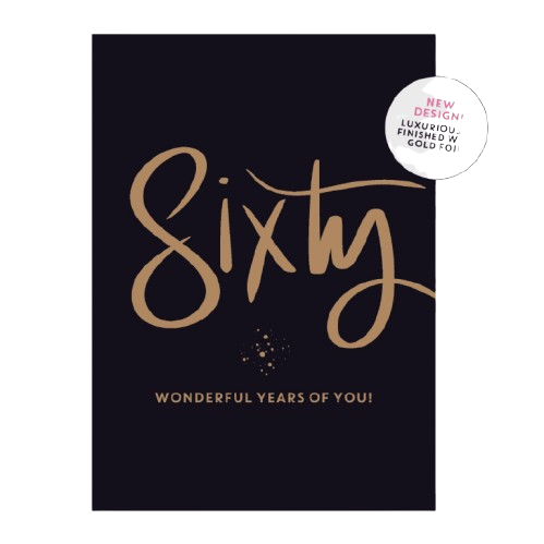 Sixty Greeting Card Greeting Card Cards and Wrap Just Smitten