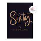 Sixty Greeting Card Greeting Card Cards and Wrap Just Smitten