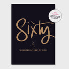 Sixty Greeting Card Greeting Card Cards and Wrap Just Smitten