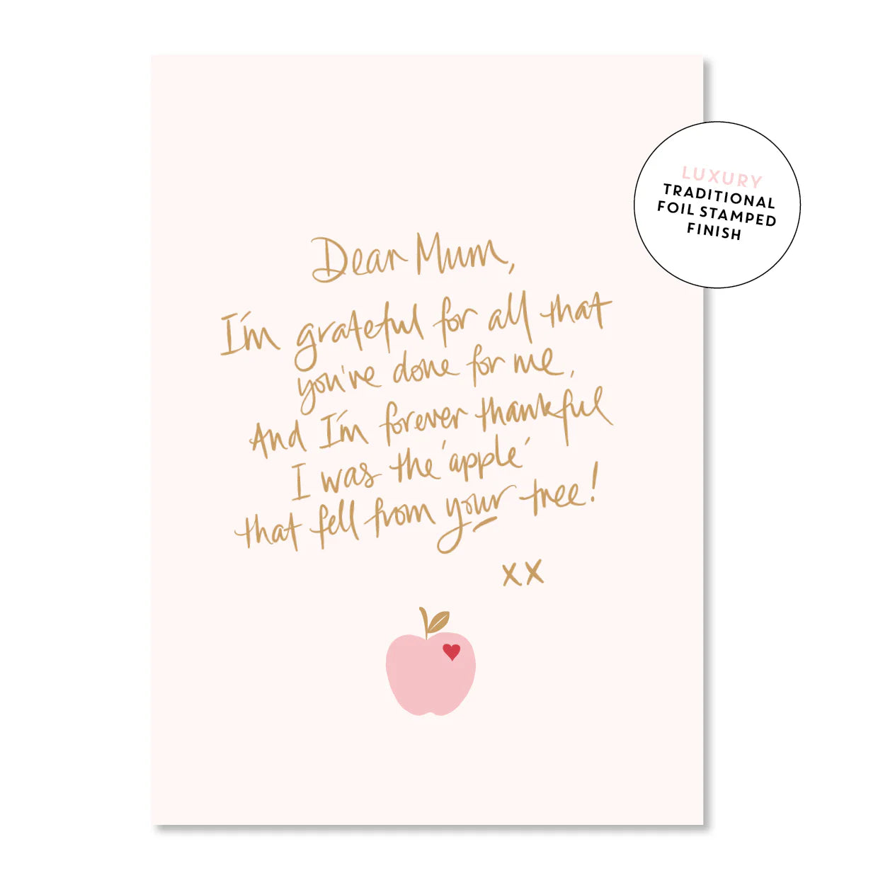 Apple From The Tree Greeting Card Cards and Wrap Just Smitten