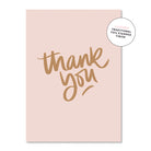 Thank You script Greeting Card Cards and Wrap Just Smitten