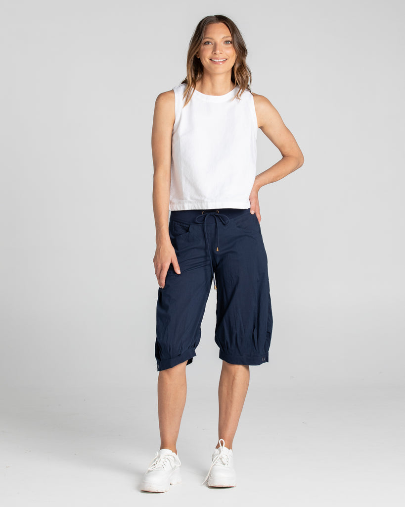 Jada Short Basic Navy Bottoms Boom Shankar   