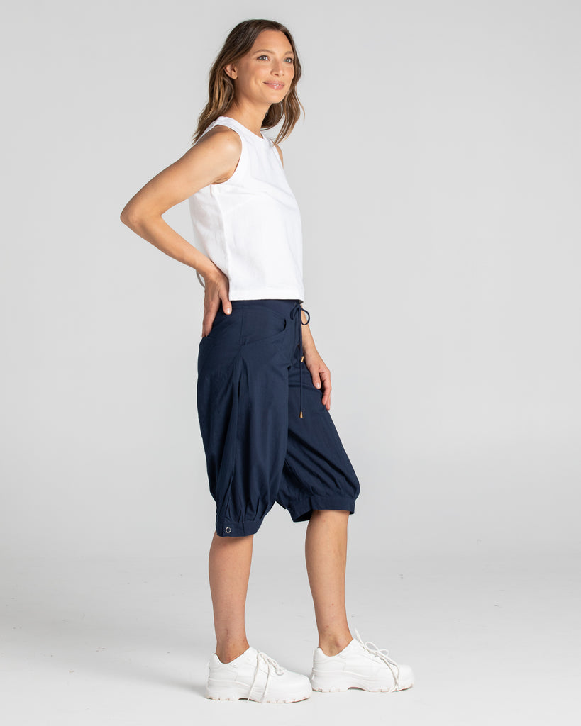 Jada Short Basic Navy Bottoms Boom Shankar   