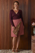 Jaya Reversible Skirt - Spice & Red Check Skirts MahaShe