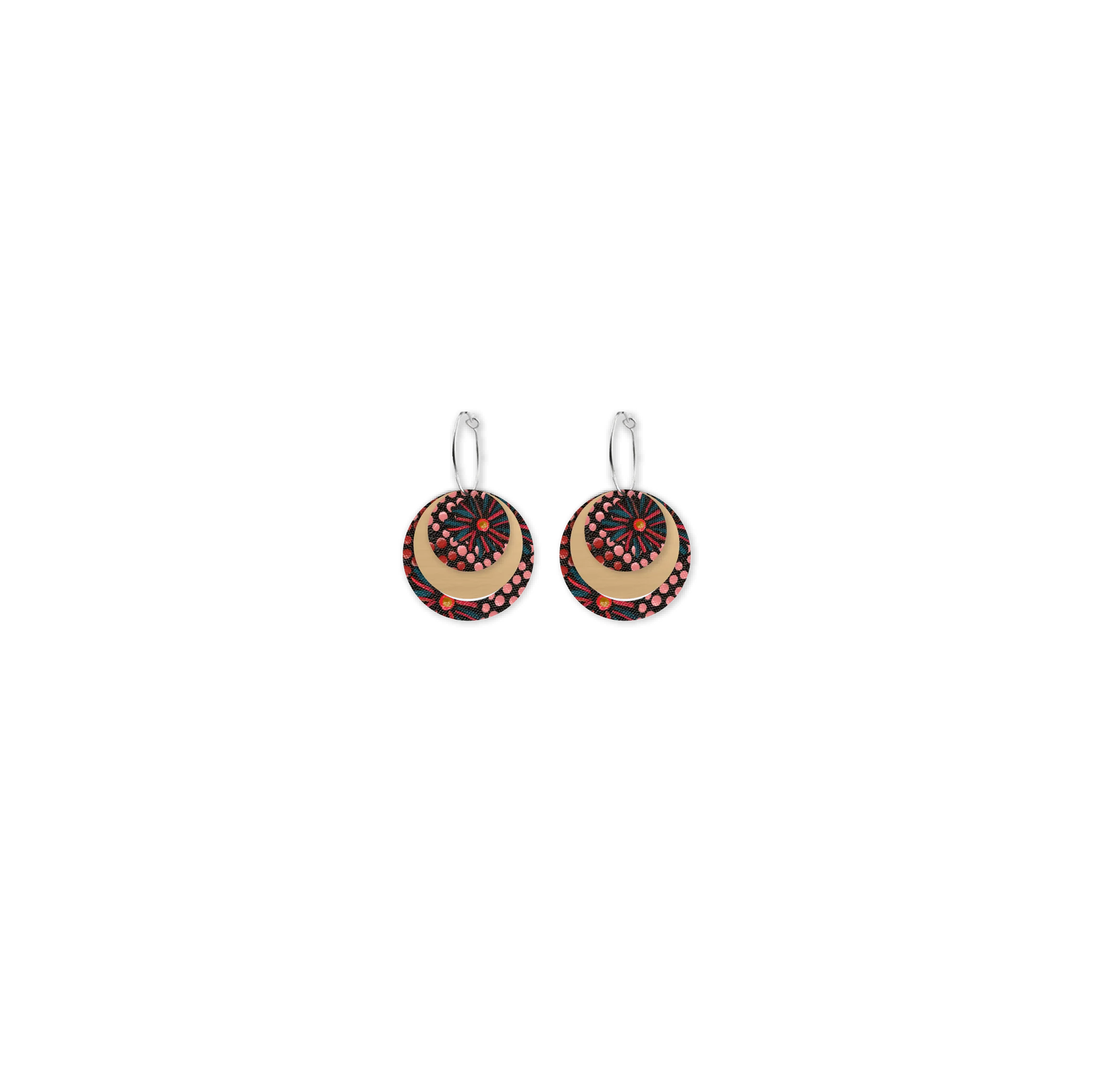 Jellurgal Generations Three Circle Hoop Earring Earrings Moe Moe