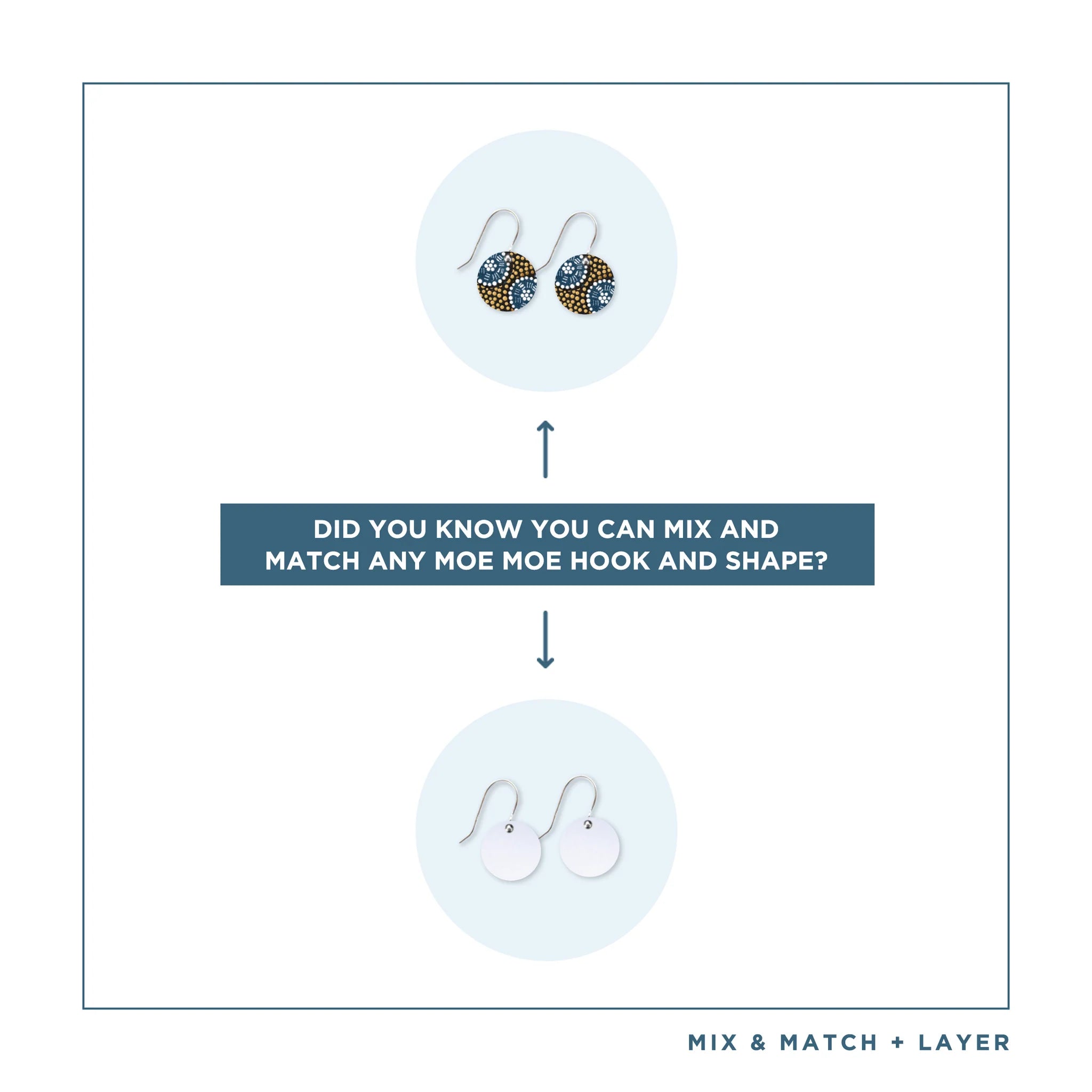 Jellurgal Paroo Small Circle Drop Earring Earrings Moe Moe