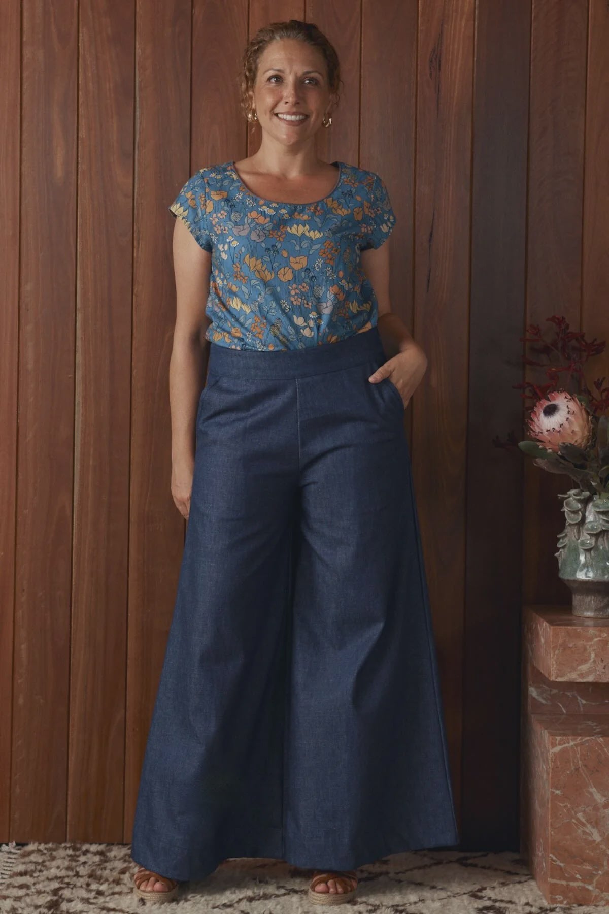 Jemma Trouser Denim Bottoms MahaShe S(8)