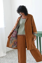 Jenna Jacket Tan Linen Jackets Lazybones