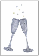 Jewelled Glasses Cards and Wrap Waterlyn