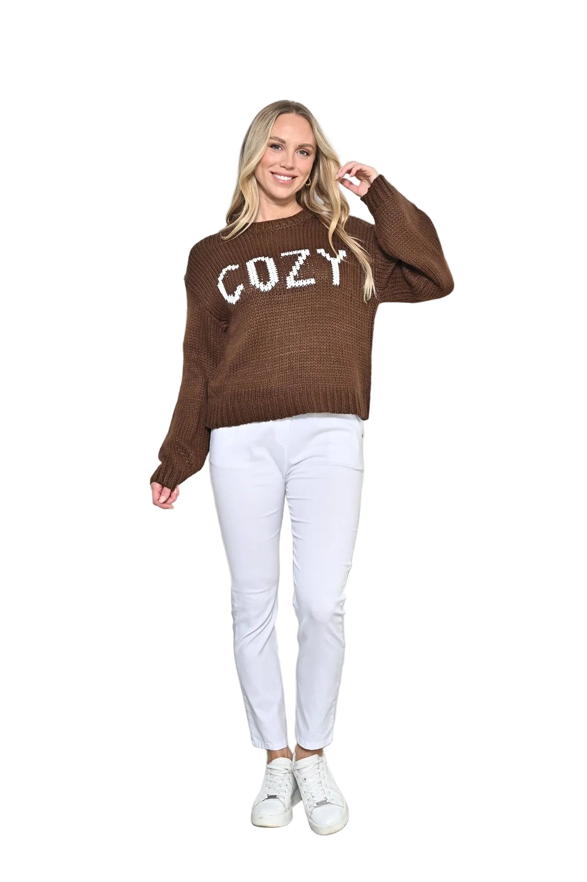 Cosy Jumper Chocolate Jackets New u Collection SM(6-10)