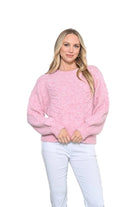 Relaxed Fit Jumper with Knitted Applique Detail Pink Jackets New u Collection SM(6-10)