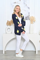 Lemon Cardigan Black Jackets New u Collection