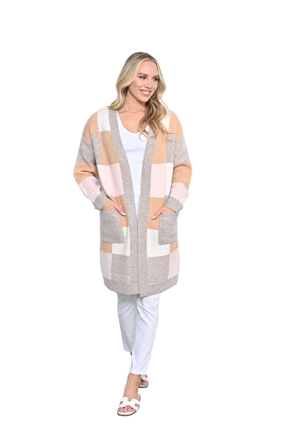 Checkered Cardigan Jackets New u Collection SM(6-10)