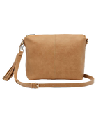 Kasey Stripe Crossbody Bag Camel Bags and Purses Louenhide