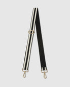 Kasey Stripe Crossbody Bag Black Bags and Purses Louenhide