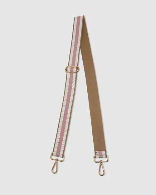 Kasey Stripe Crossbody Bag Camel Bags and Purses Louenhide
