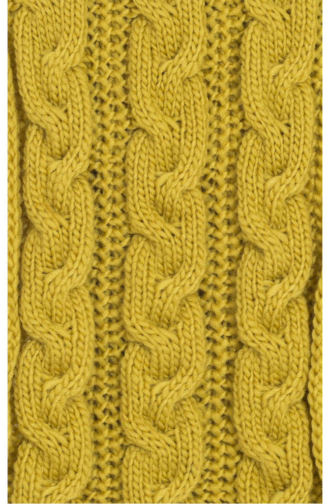 Knit Snood Mustard Scarves and Sarongs Ivys   