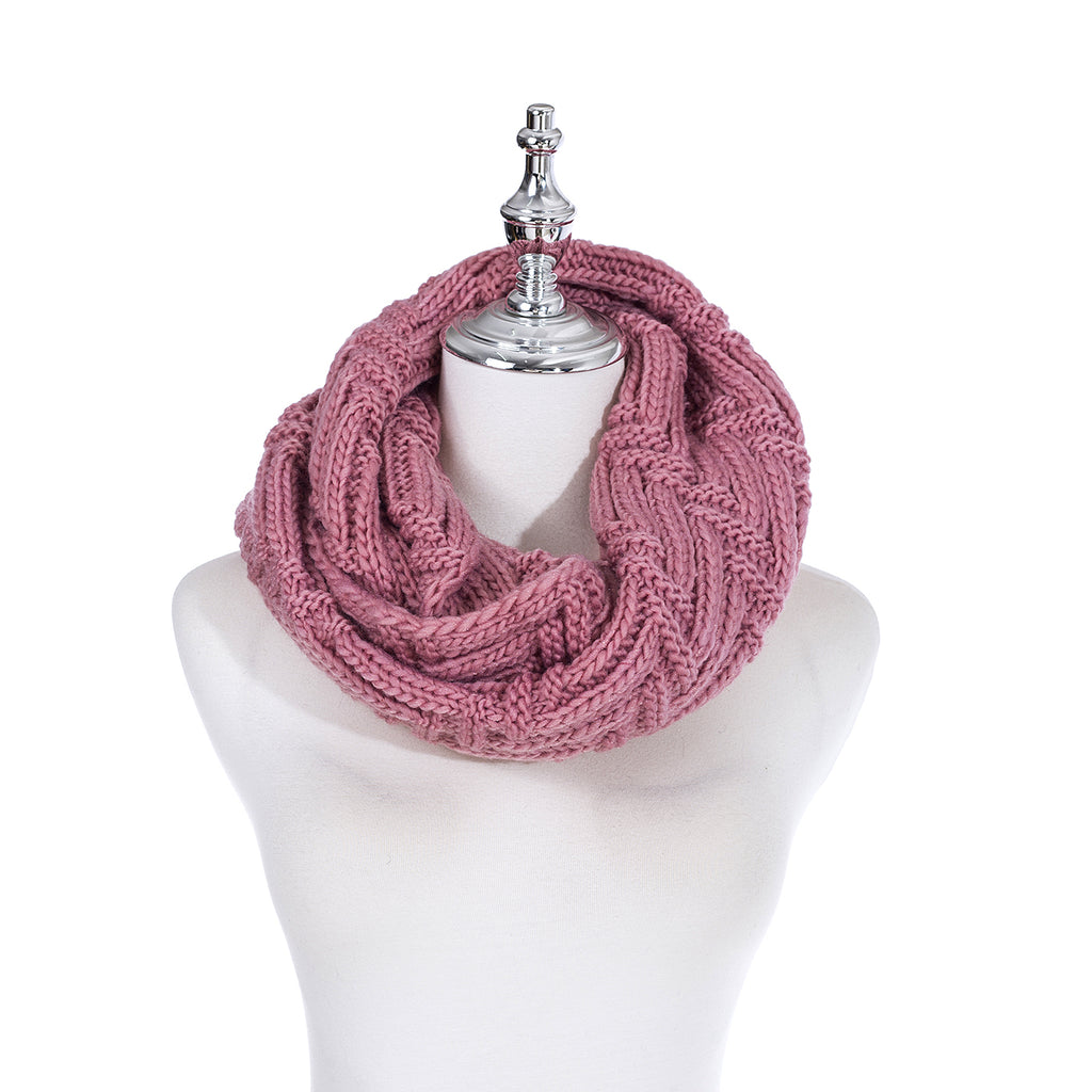 Knit Snood Pink Scarves and Sarongs Ivys   