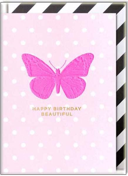 Greeting Card - Birthday Butterfly - Global Free Style