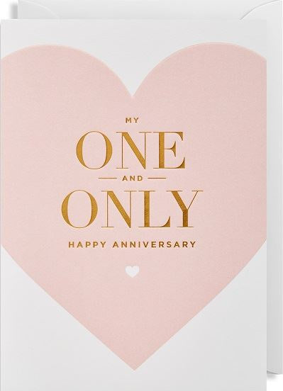 Greeting Card - One and Only Happy Anniversary - Global Free Style