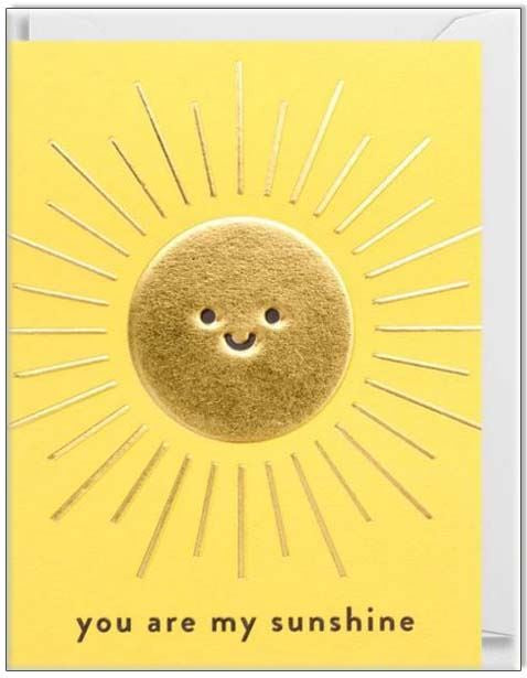 You are My Sunshine Mini Card Cards and Wrap Waterlyn   