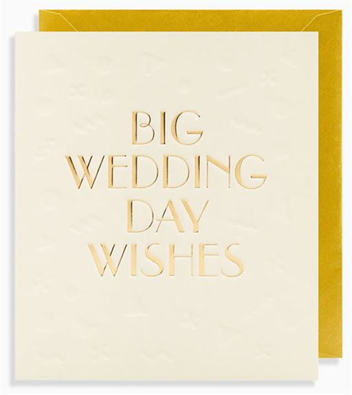 Big Wedding Day Wishes Cards and Wrap Waterlyn