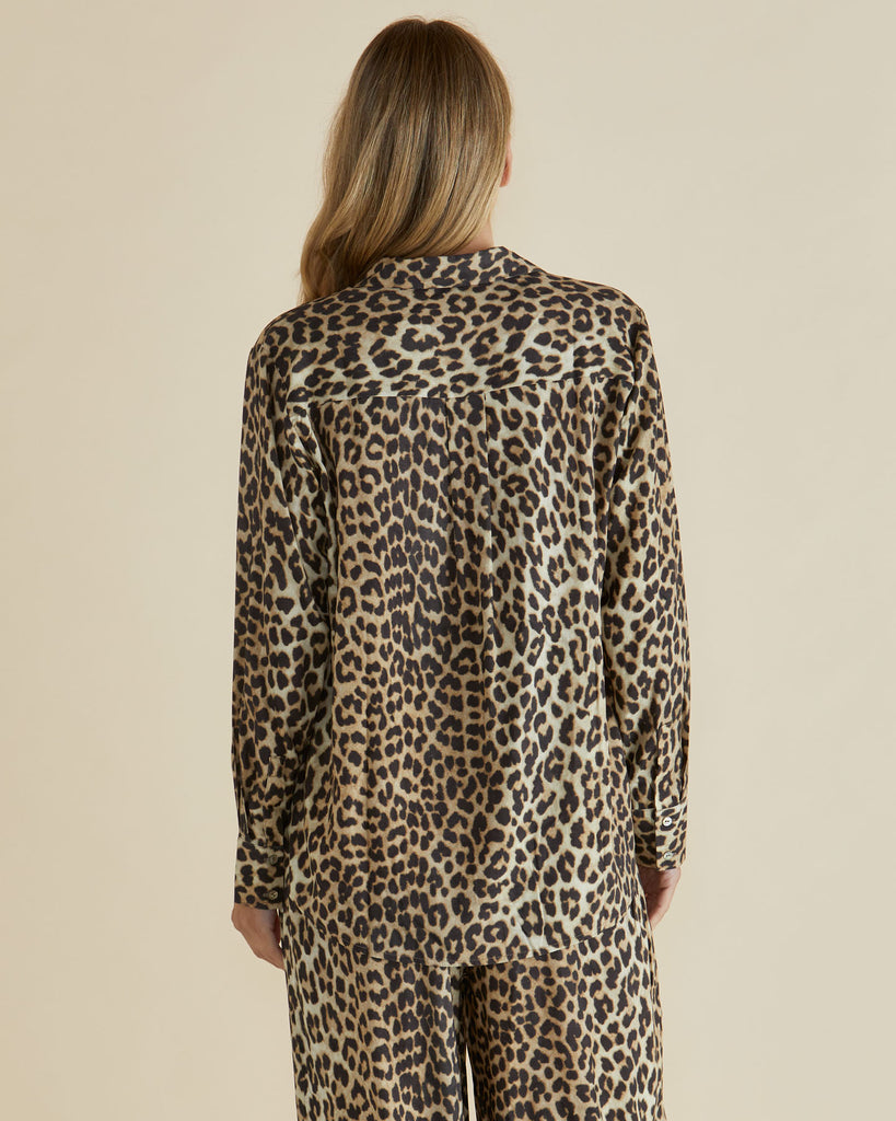 Lexi Shirt - Leopard Print Tops Betty Basics