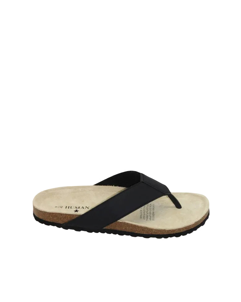 Logan Mens Sandal Black Shoes Human Premium 41